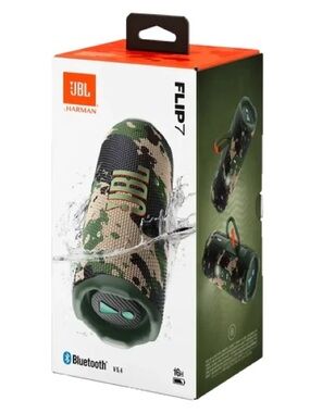 JBL FLIP 7 BLUETOOTH SPEAKER WATERPROOF - SQUAD